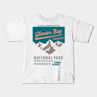 Glacier Bay National Park Alaska Kids T-Shirt